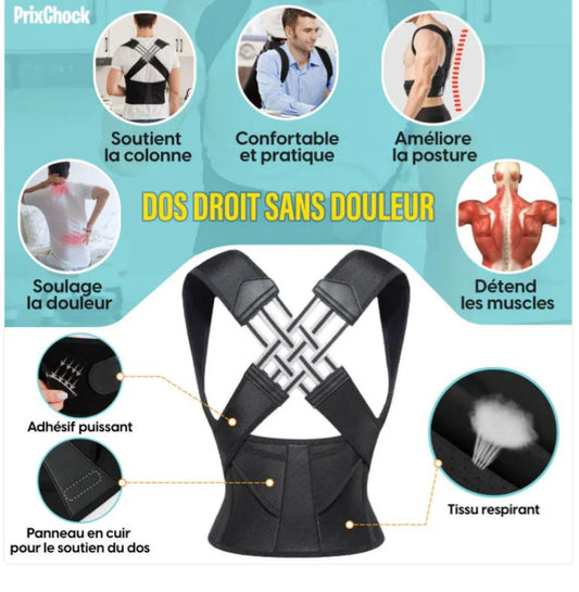 CORRECTEUR DE POSTURE POUR HOMMES ET FEMMES