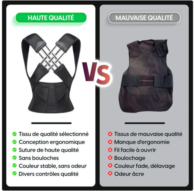 CORRECTEUR DE POSTURE POUR HOMMES ET FEMMES