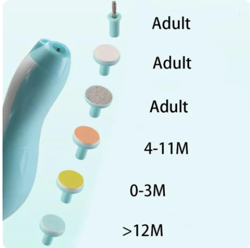 Coupe-ongles bébé électrique 6 en 1 – Cuttienail™