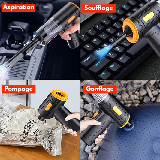 Aspirateur à Main Sans Fil 4-en-1 Révolutionnaire