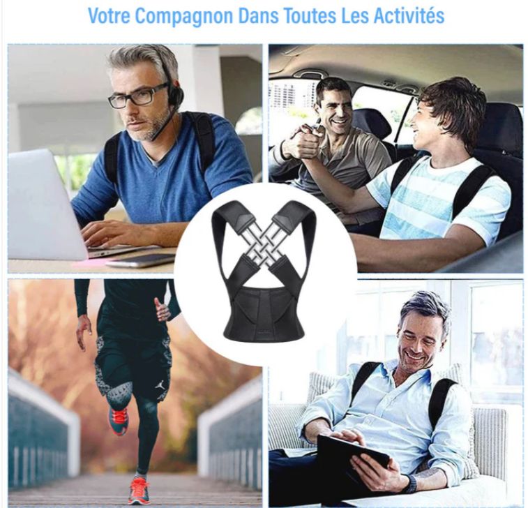 CORRECTEUR DE POSTURE POUR HOMMES ET FEMMES