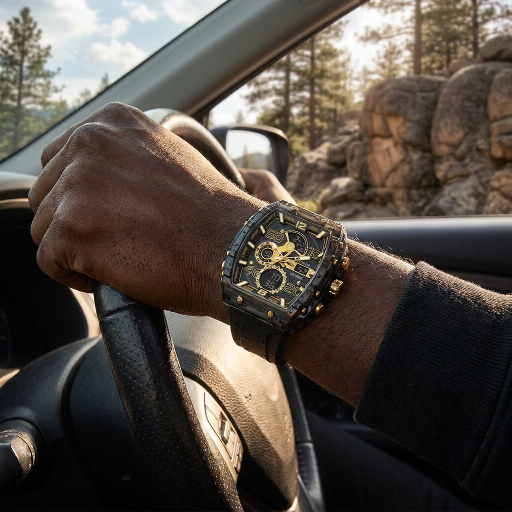 Montre Sport Smael (Analogique + Numérique) (Ref MM103)